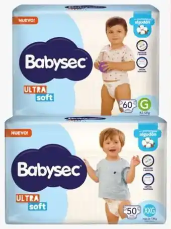 Supermercados Becerra Pañales babysec ultra oferta
