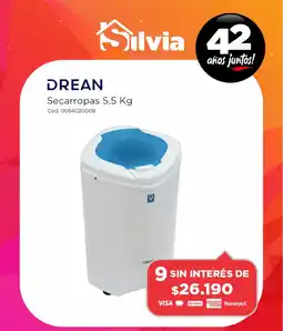 Casa Silvia Drean Secarropas oferta