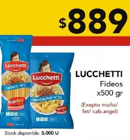 Nini Mayorista Lucchetti Fideos oferta
