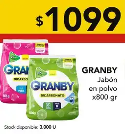 Nini Mayorista Granby Jabón en polvo oferta