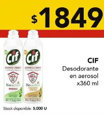 Nini Mayorista CIF Desodorante en aerosol oferta