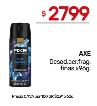 Nini Mayorista Axe Desod.aer.frag. finas oferta