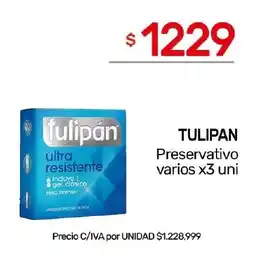 Nini Mayorista Tulipan preservativo varios oferta