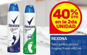 Nini Mayorista Rexona Talco pedico aerosol Original/Fresh oferta