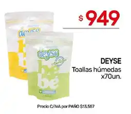 Nini Mayorista Deyse Toallas húmedas oferta