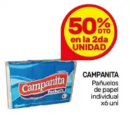 Nini Mayorista Campanita Pañuelos de papel individual oferta