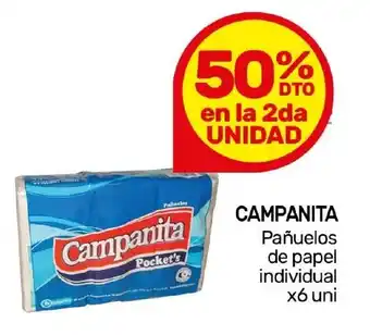 Nini Mayorista Campanita Pañuelos de papel individual oferta