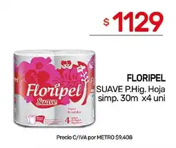 Nini Mayorista Floripel Suave Floripel P.Hig. Hoja simp. oferta