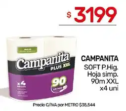 Nini Mayorista Campanita soft p.hig. hoja simp. xxl oferta