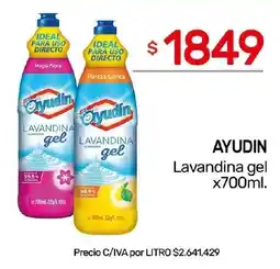 Nini Mayorista Ayudin lavandina gel oferta