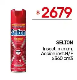 Nini Mayorista Selton Insect. m.m.m. Accion inst.N/F oferta