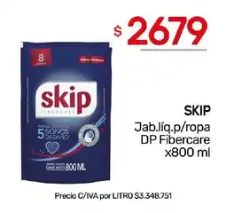 Nini Mayorista Skip Jab.liq.p/ropa DP Fibercare oferta
