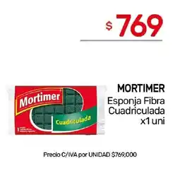 Nini Mayorista Mortimer esponja fibra cuadriculada oferta