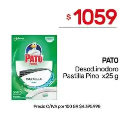 Nini Mayorista Pato Desod.inodoro Pastilla Pino oferta