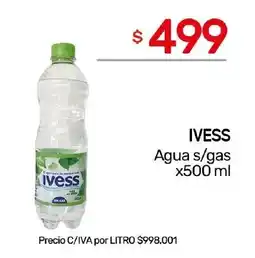Nini Mayorista Ivess agua s/gas oferta
