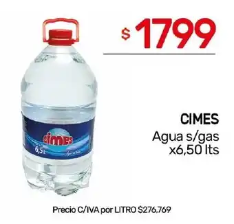 Nini Mayorista Cimes agua s/gas oferta