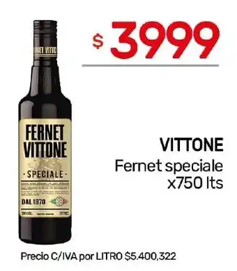 Nini Mayorista Vittone fernet speciale oferta