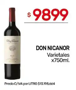 Nini Mayorista Don nicanor varietales oferta