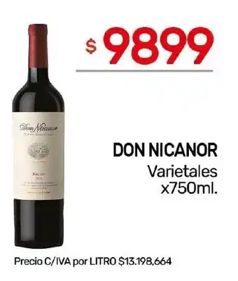 Nini Mayorista Don nicanor varietales oferta