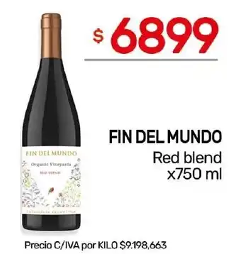 Nini Mayorista Fin del mundo red blend oferta