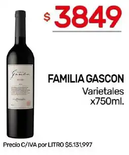Nini Mayorista Familia gascon varietales oferta