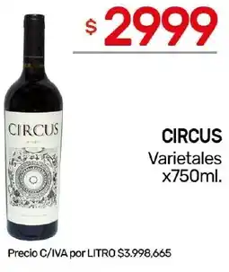 Nini Mayorista Circus varietales oferta
