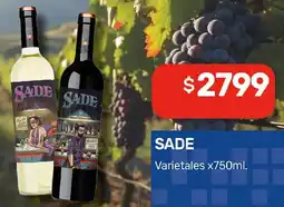 Nini Mayorista Sade varietales oferta