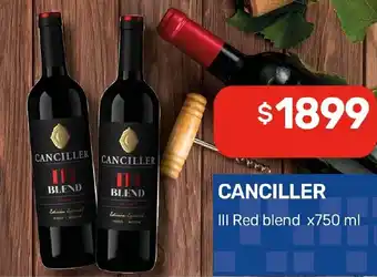 Nini Mayorista Canciller iii red blend oferta