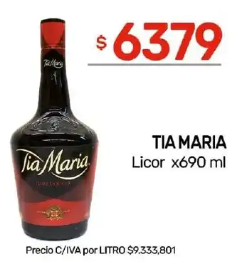 Nini Mayorista Tia maria licor oferta