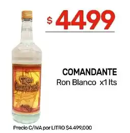 Nini Mayorista Comandante ron blanco oferta