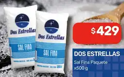 Nini Mayorista Dos estrellas sal fina paquete oferta