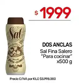 Nini Mayorista Dos anclas sal fina salero para cocinar oferta