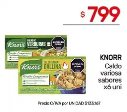 Nini Mayorista Knorr caldo variosa sabores oferta