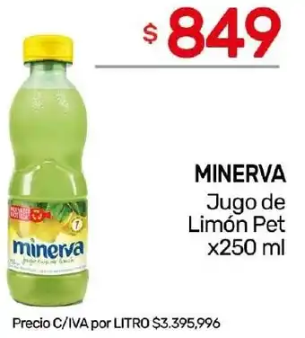 Nini Mayorista Minerva jugo de limón pet oferta