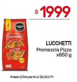 Nini Mayorista Lucchetti premezcla pizza oferta