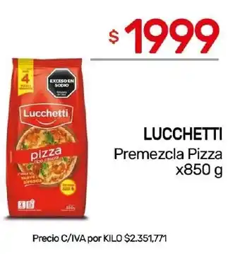 Nini Mayorista Lucchetti premezcla pizza oferta