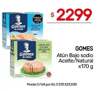 Nini Mayorista Gomes atún bajo sodio aceite/natural oferta
