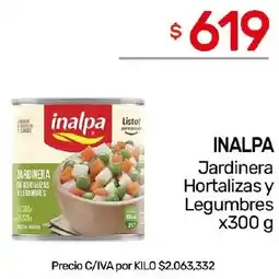 Nini Mayorista Inalpa jardinera hortalizas y legumbres oferta