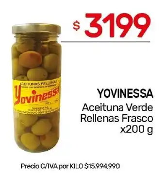 Nini Mayorista Yovinessa aceituna verde rellenas frasco oferta