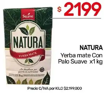 Nini Mayorista Natura yerba mate con palo suave oferta
