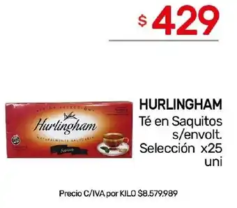 Nini Mayorista Hurlingham té en saquitos s/envolt. selección oferta