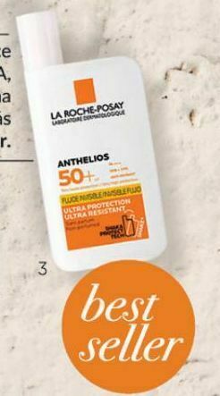 Farmacity Protector solar la roche-posay anthelios fluido invisible fps 50+ x 50 ml oferta