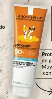 Farmacity Protector solar leche la roche posay anthelios dermopediátrico fps 50+ x 250 ml oferta
