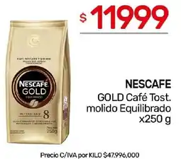 Nini Mayorista Nescafe gold café tost. molido equilibrado oferta