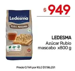 Nini Mayorista Ledesma azúcar rubio mascabo oferta