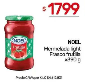 Nini Mayorista Noel mermelada light frasco frutilla oferta
