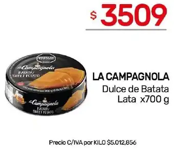 Nini Mayorista La campagnola dulce de batata lata oferta