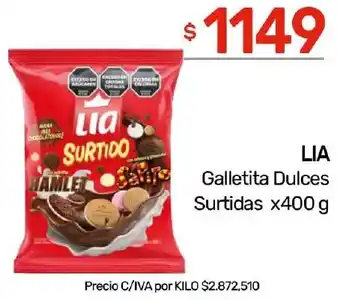 Nini Mayorista Lia galletita dulces surtidas oferta