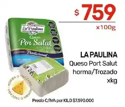 Nini Mayorista La paulina queso port salut horma/trozado oferta