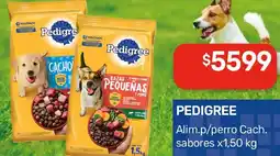Nini Mayorista Pedigree alim.p/perro cach. sabores oferta